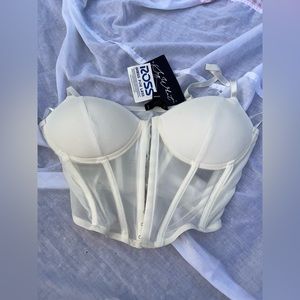New with tags white corset